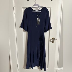 100% silk wedding minimalist dress with tie